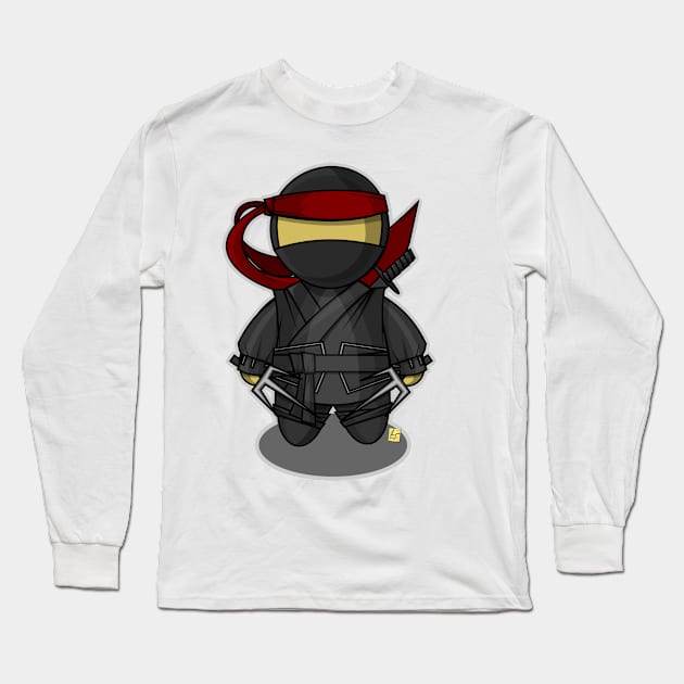 Ninja Long Sleeve T-Shirt by vhzc